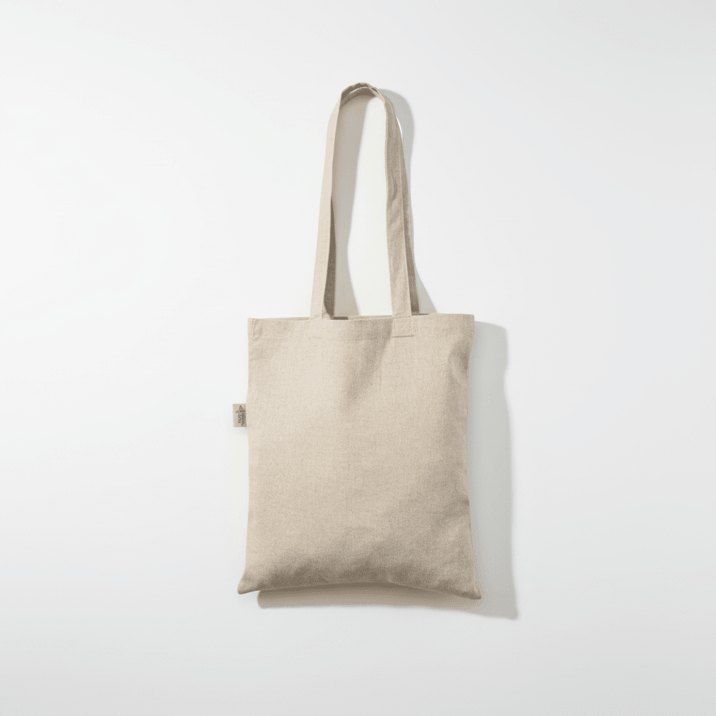 Natural recycled cotton Flat Bagsm 38 x 42 cm 140 Gsmsm 2
