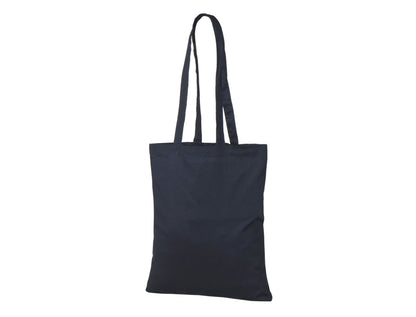 Mörkgrå tygkasse i återvunnen bomull (180 g/m², 38×42 cm)