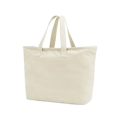 Natural Oversized Heavy Duty Canvas Tote Bag in 475 g/m² cotton canvas, 47 × 40 × 17 cm, ready for custom logo print