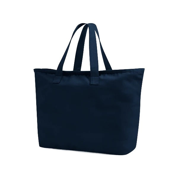 Tote Bag in Tela Pesante Extra Grande Blu Navy 47 × 40 × 17 cm (475 g/m²)