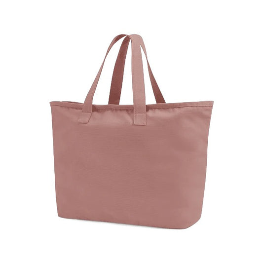 Rose Pink Oversized Heavy Duty Canvas Tote Bag in 475 g/m² cotton canvas, 47 × 40 × 17 cm, ready for custom logo print