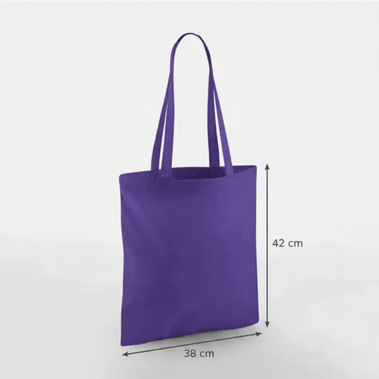Lilla klassisk mulepose i bomuld 38 × 42 cm (140 g/m²) – billede 2