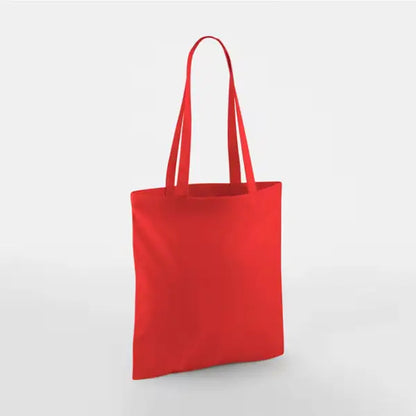 Bright Red Classic Cotton Tote Bag 38 × 42 cm (140 g/m²) – image 1