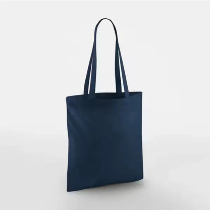 French Navy Blue Classic Cotton Tote Bag 38 × 42 cm (140 g/m²) – image 1