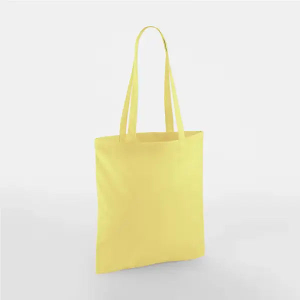 Lemon Yellow Classic Cotton Tote Bag 38 × 42 cm (140 g/m²)