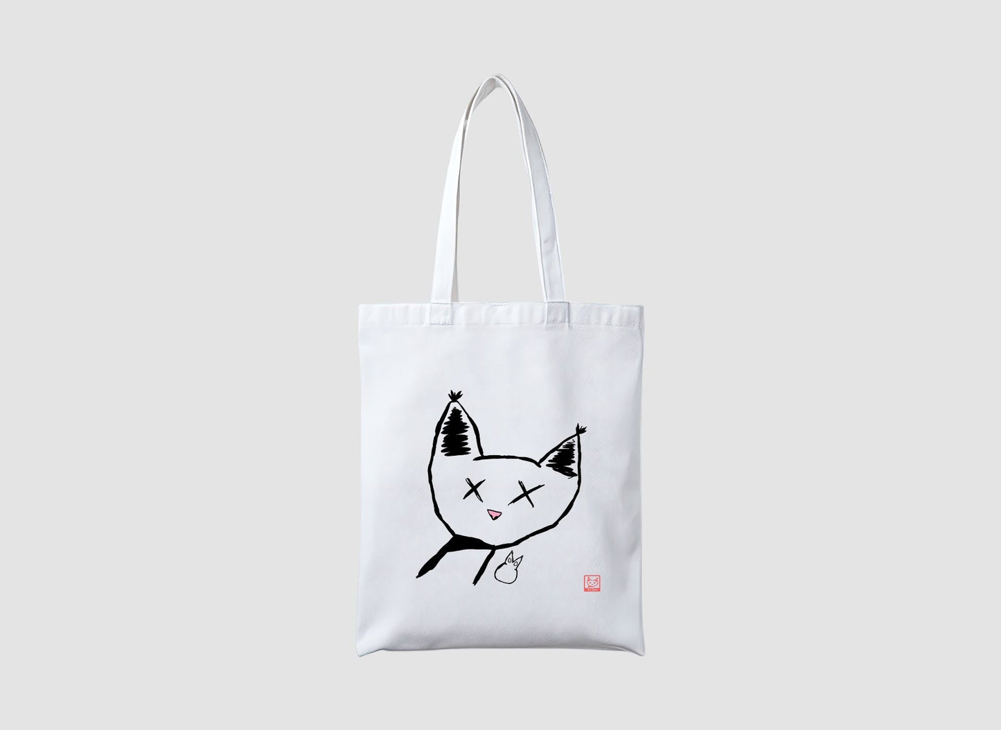 white tote bag with custom print