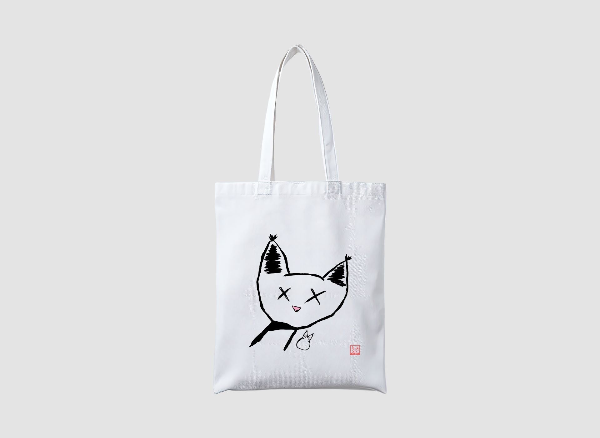 white tote bag with custom print