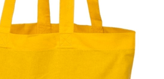 budget cotton  tote bag with logo print